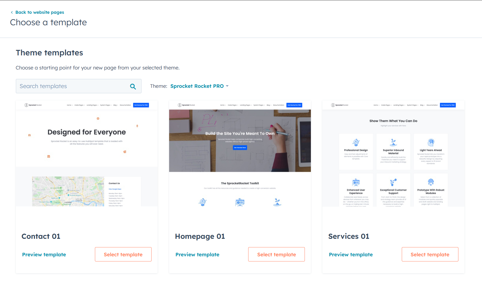 page-templates