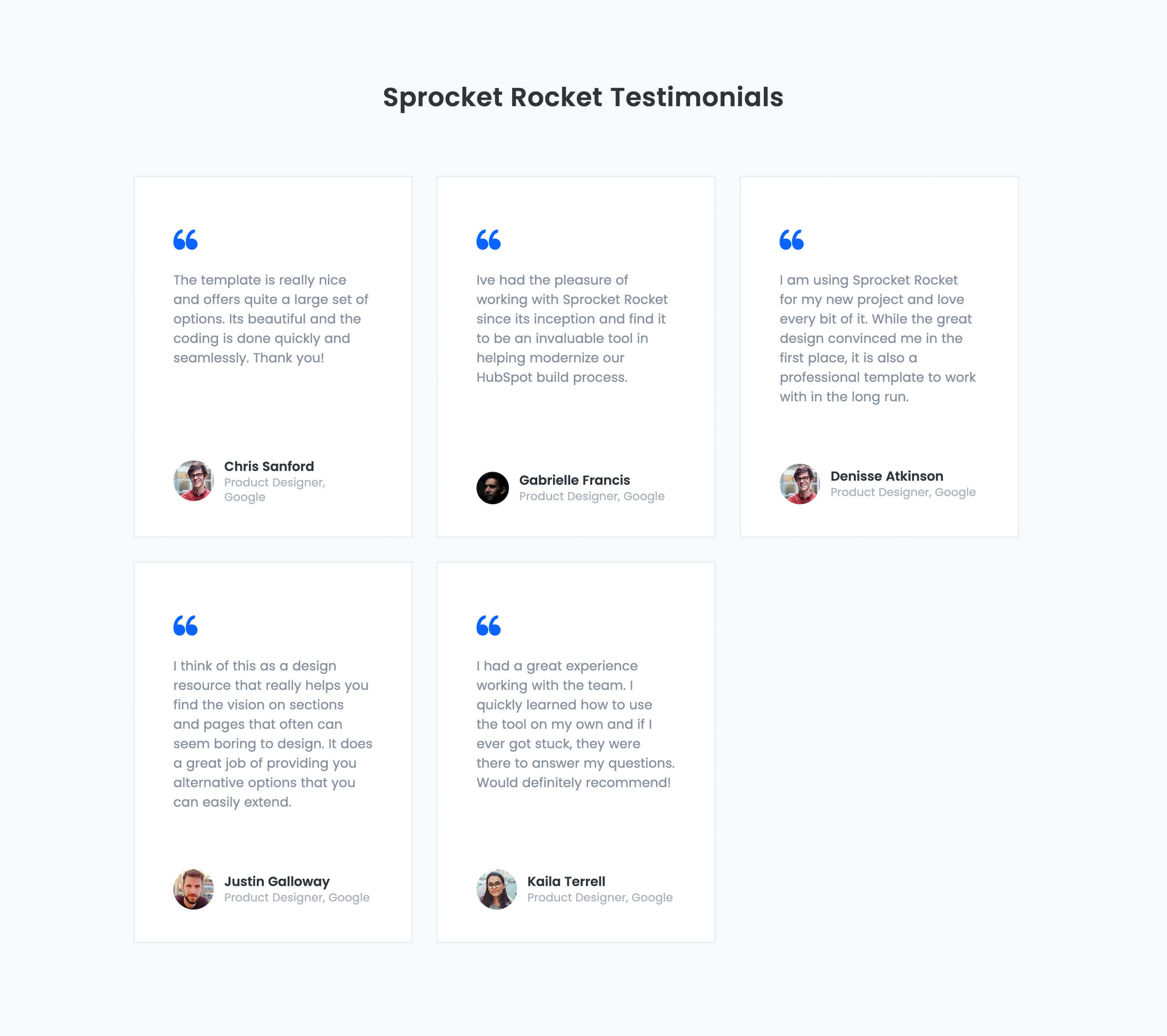 SR Cards Testimonial Grid 01